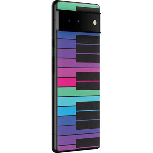 Color Piano Keys Google Pixel 6 Pro Skin